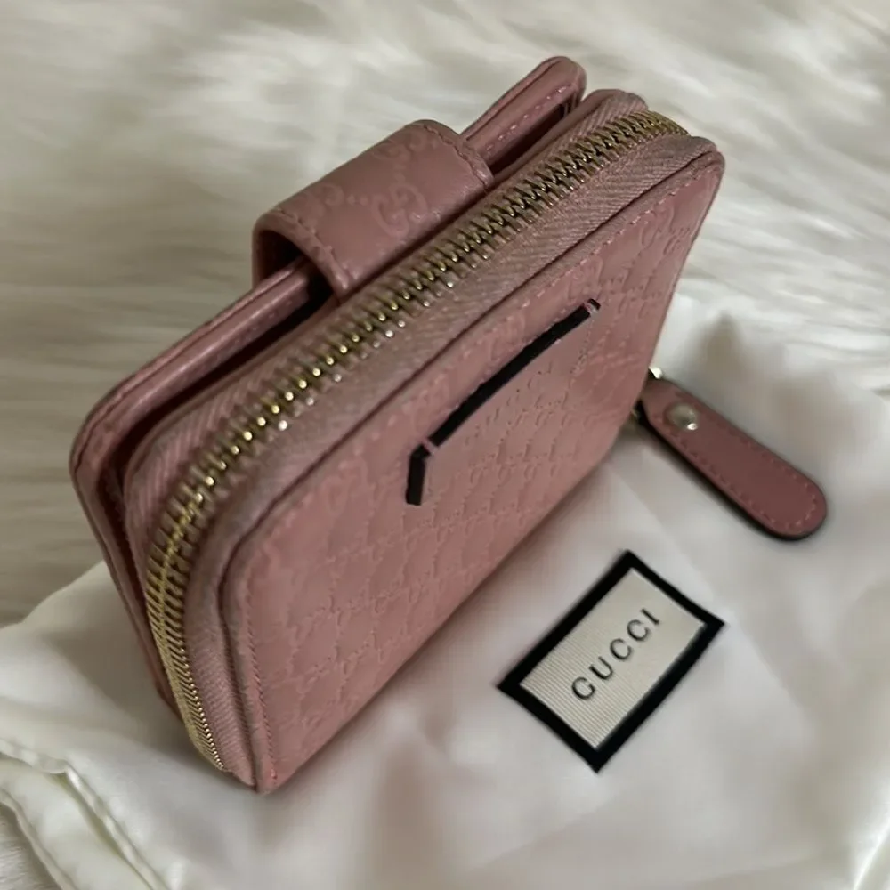 💯Authentic Gucci Guccissima Short Wallet🍀